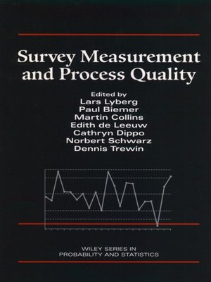 cover image of Survey Measurement and Process Quality